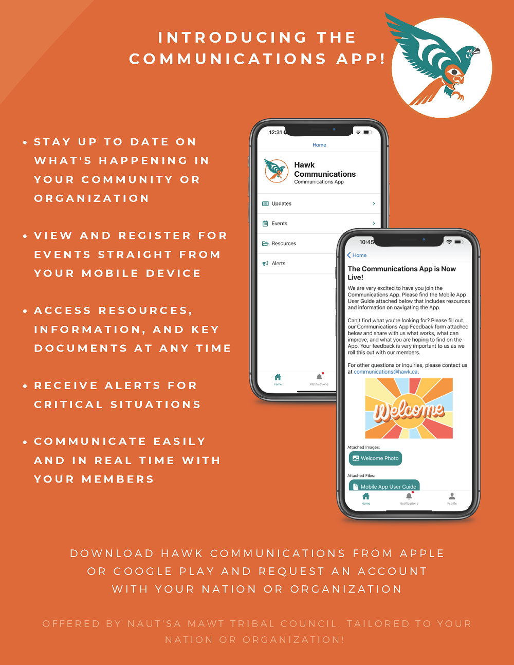 hawk-solutions-communications-app-flyer